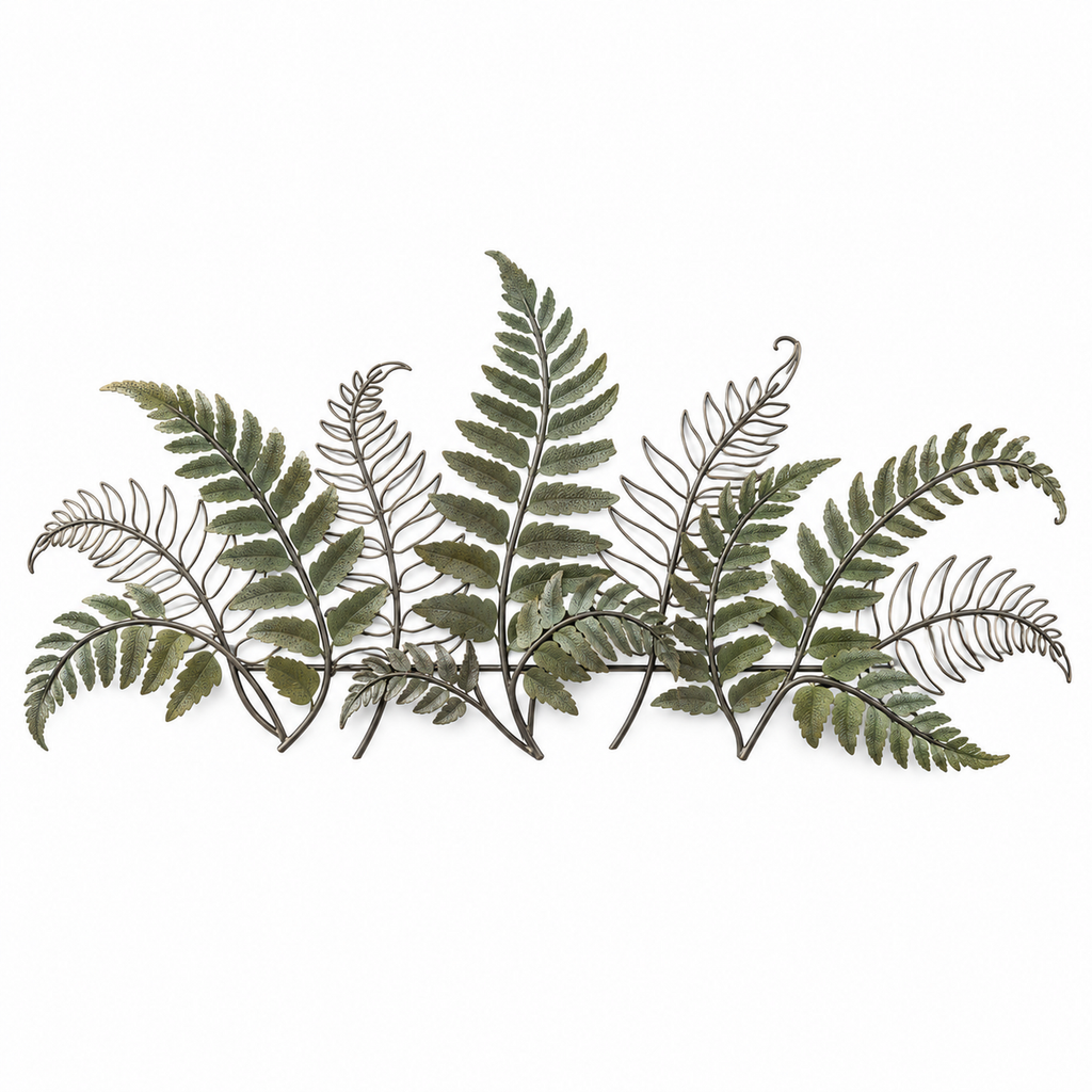 Alpine Fern Canopy Metal Wall Art