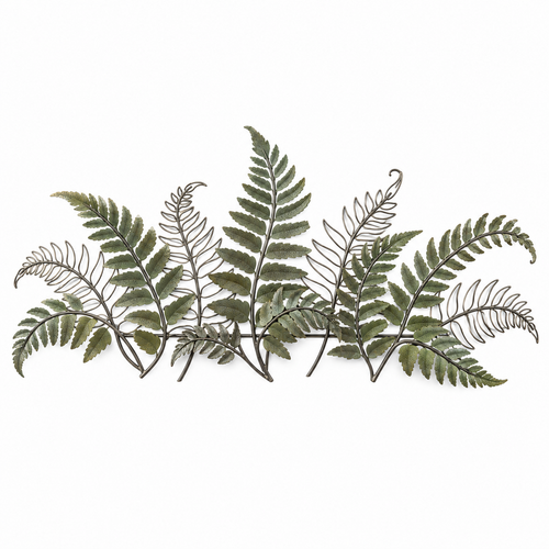 Alpine Fern Canopy Metal Wall Art