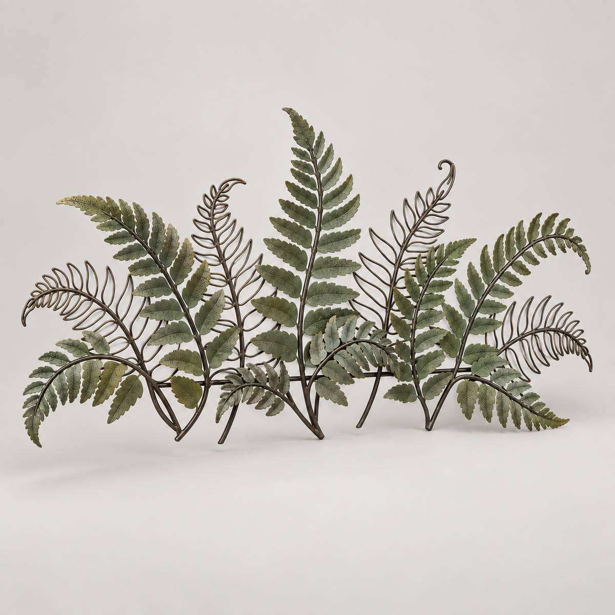 Alpine Fern Canopy Metal Wall Art