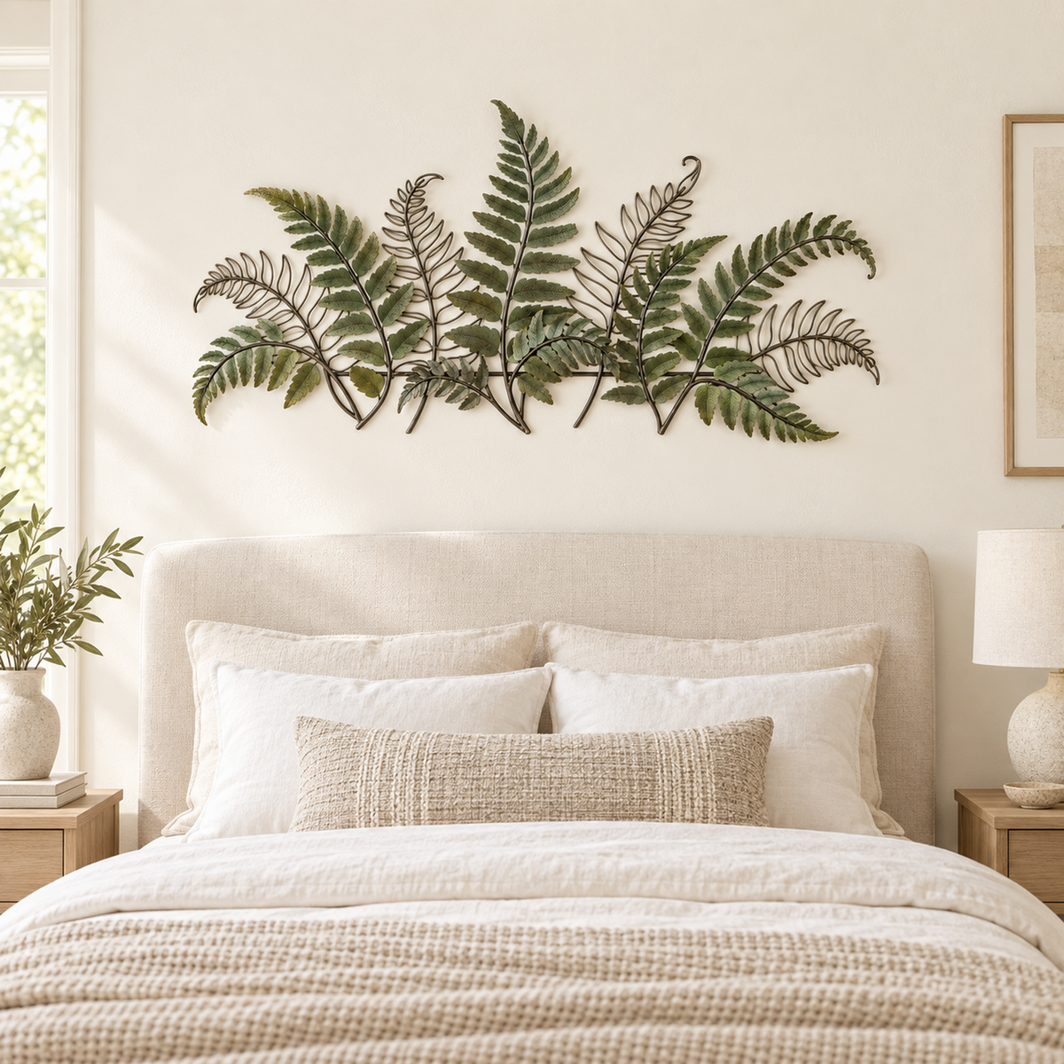 Alpine Fern Canopy Metal Wall Art