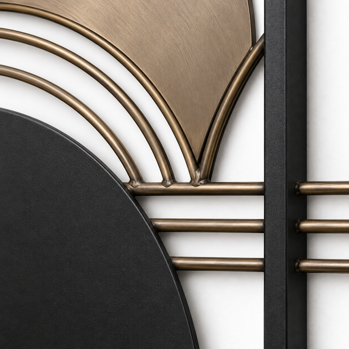 Interlocking Horizon Layered Metal Wall Art, 3-Piece Set