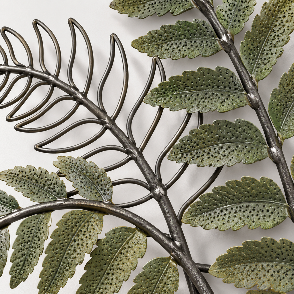 Alpine Fern Canopy Metal Wall Art