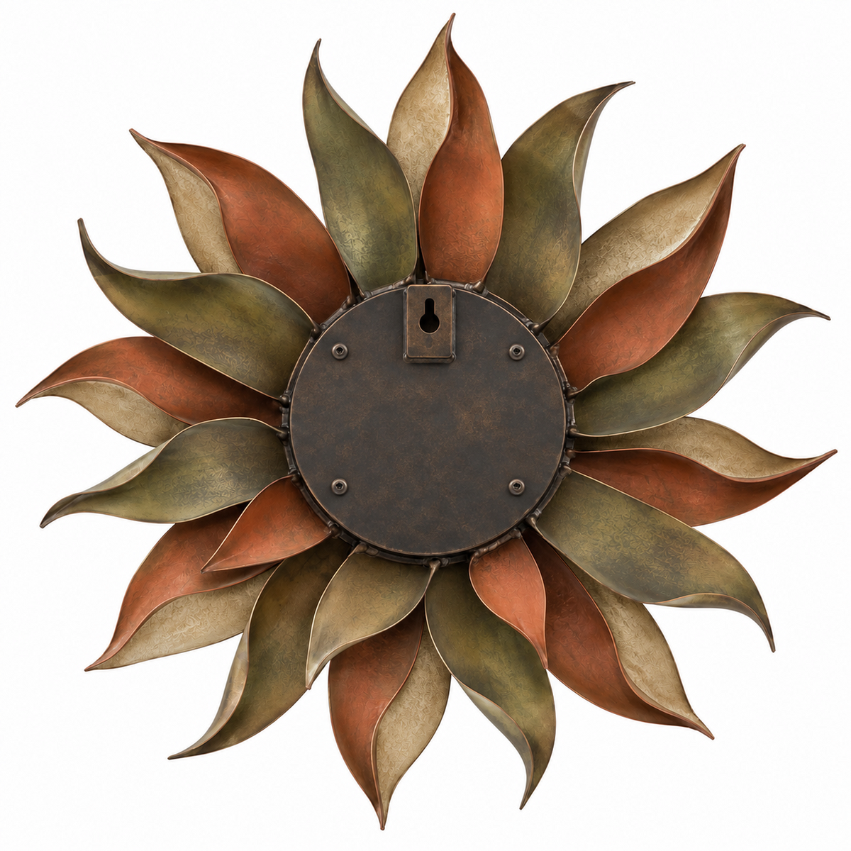 Desert Bloom Layered Agave Metal Wall Sculpture