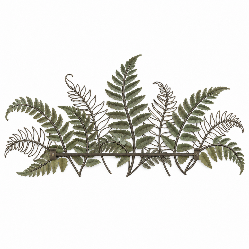 Alpine Fern Canopy Metal Wall Art